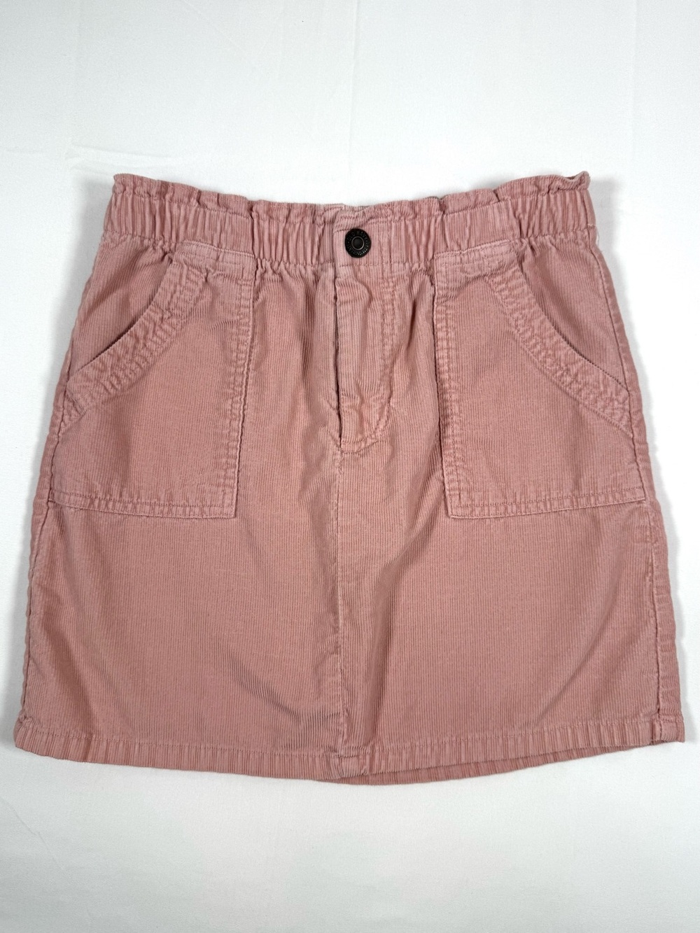 OLD NAVY Girls Corduroy Paperbag Mini Skirt 10-12 Cottagecore Boho Western Retro